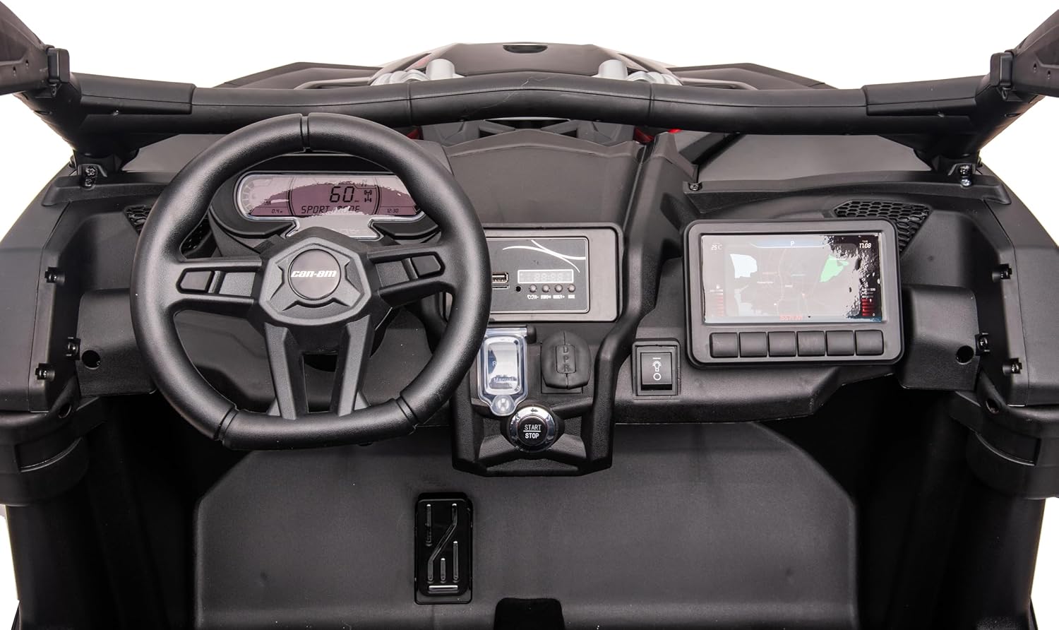 Can - Am Maverick Turbo RR Truck Plastic 12V14AH/4M Black/Gold DK - CA001 - Colorland Toys