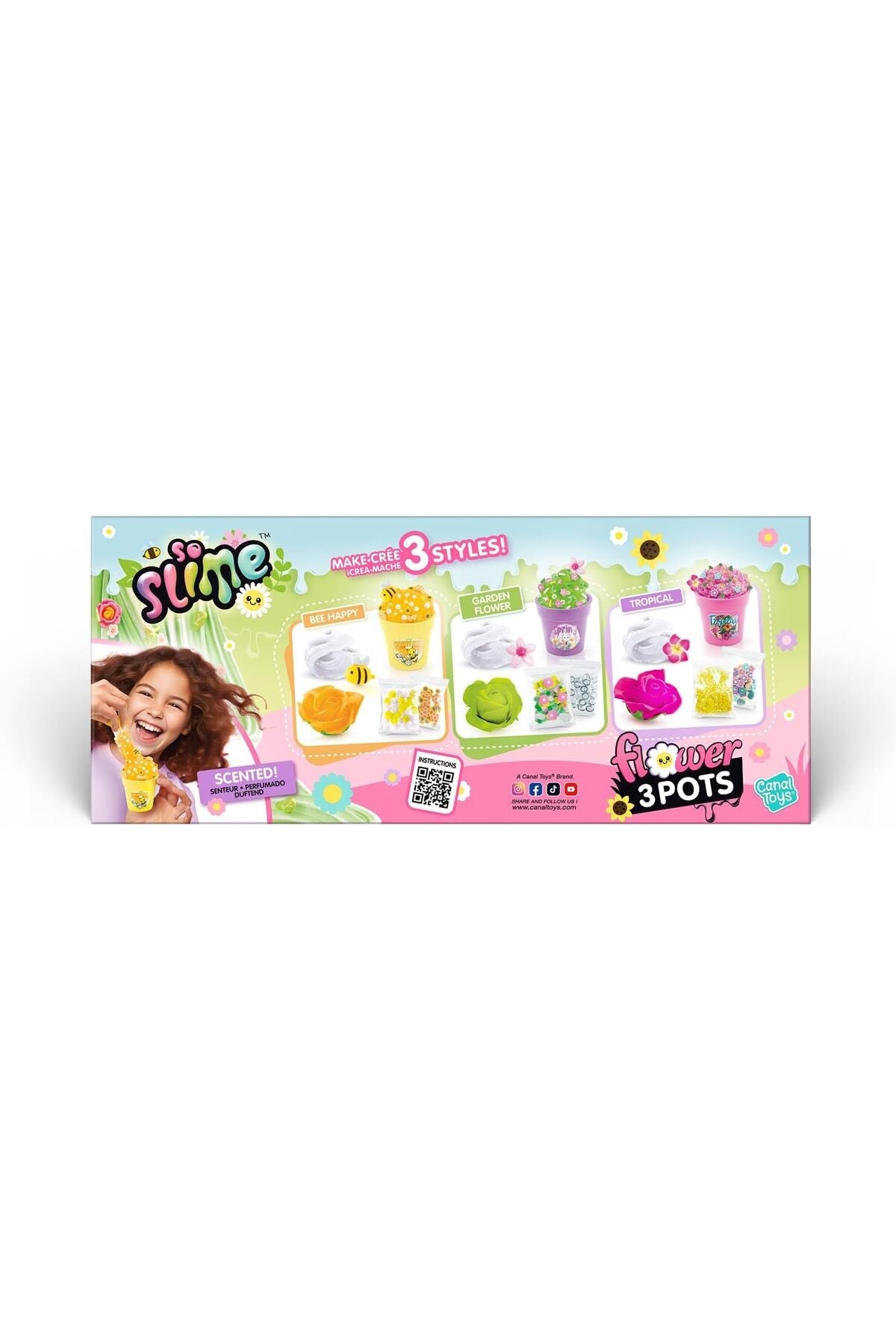Canal Toys So Slime: Slime Flower 3-Pack - Colorland Toys