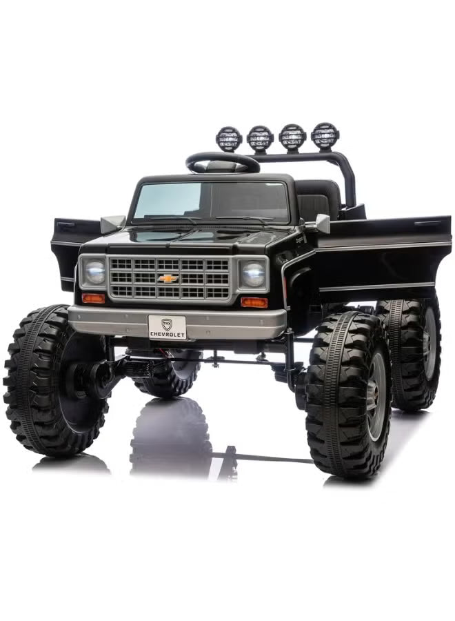 Chevrolet Cheyenne Pick Up 24V 4M Ride On Black TR2501 - Colorland Toys