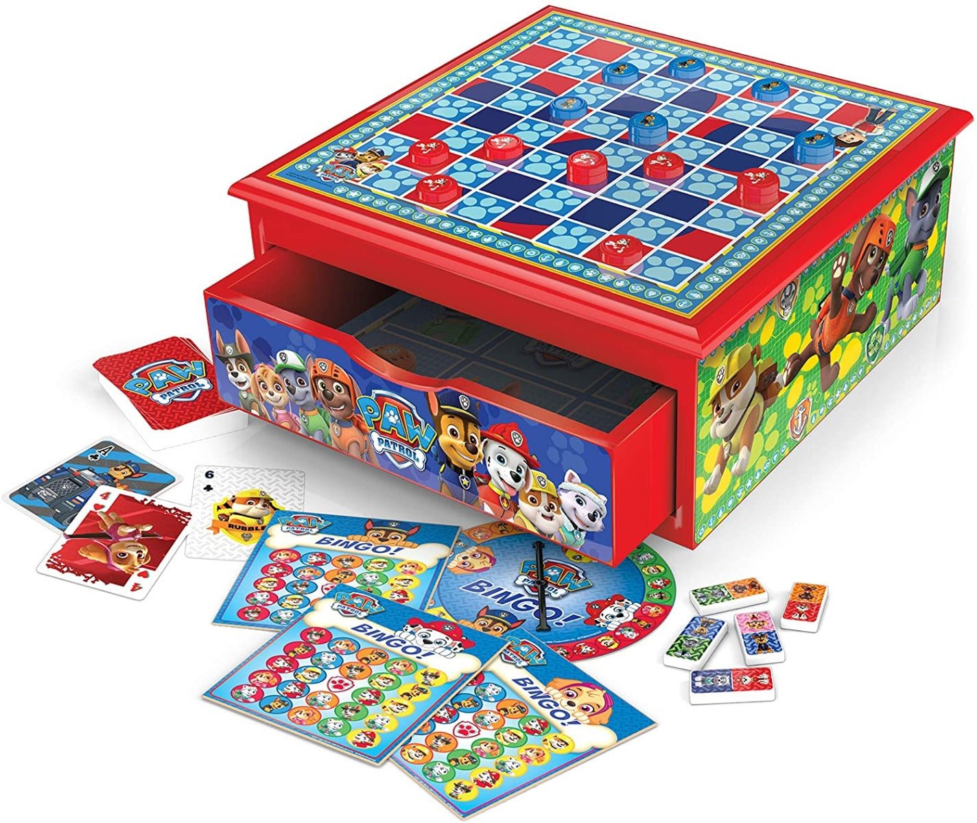 Cardinal Games Paw Patrol 7 Game House Multicoloured 6039892 - Colorland Toys