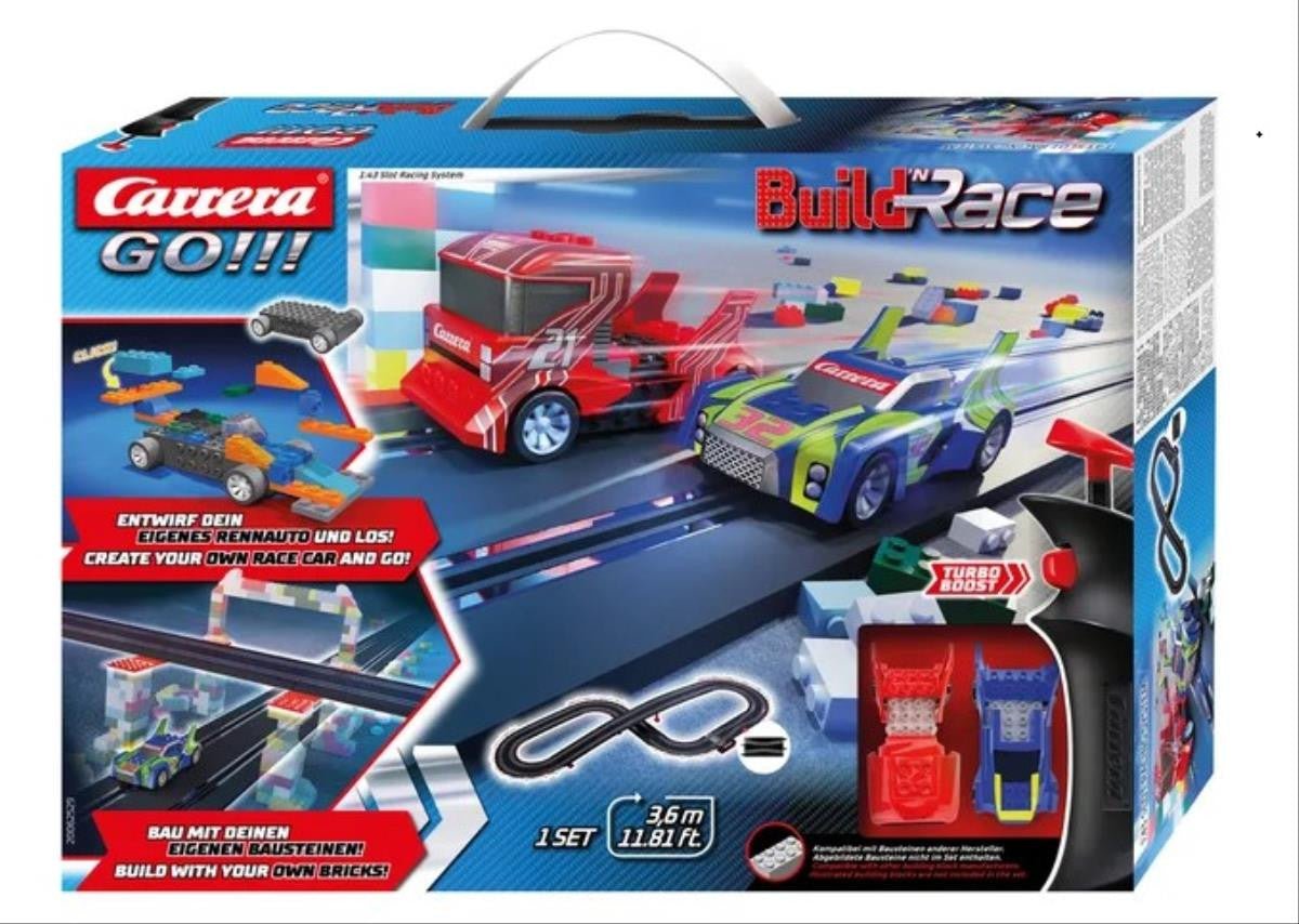 Carrera GO! Build 'n Race 3.6m Slot Car Set 62529 - Colorland Toys