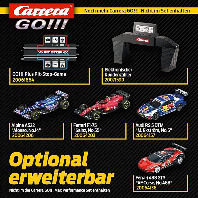 Carrera GO! Max Performance Trackset 6.3M 62548 - Colorland Toys