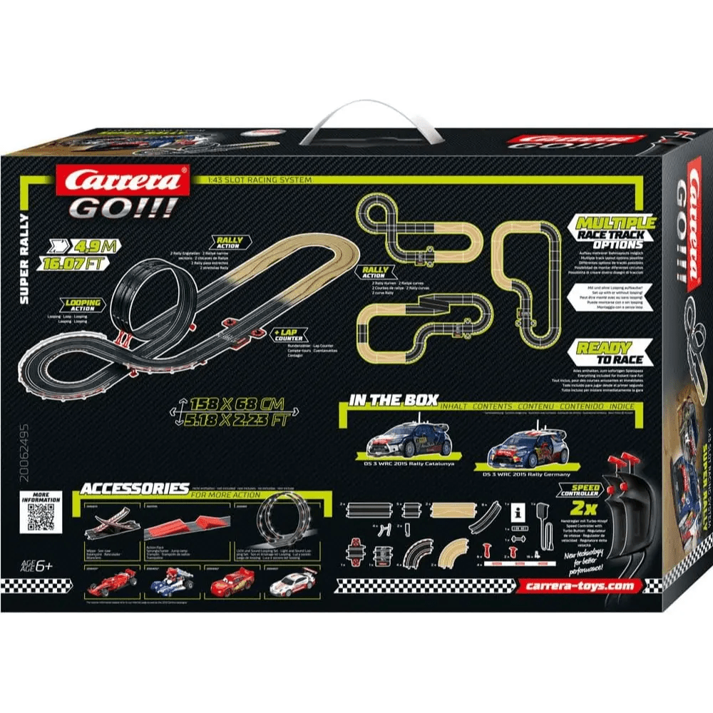 Carrera Go! Super Rally Car 4.9m - Colorland Toys
