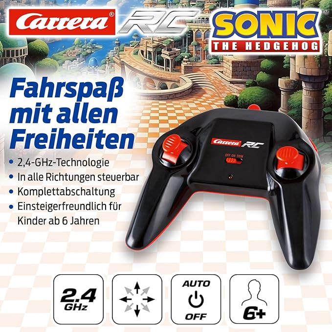Carrera RC Sonic The Hedgedog Sonic Racer - Colorland Toys