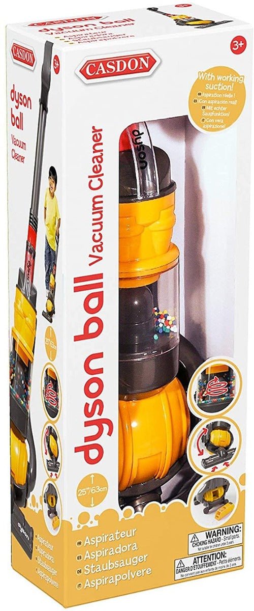 Casdon Dyson Ball Vacuum with Real Suction and Sounds 641 - Colorland Toys