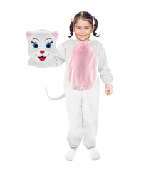 Cat Costume White 6 - 7Y/O - Colorland Toys