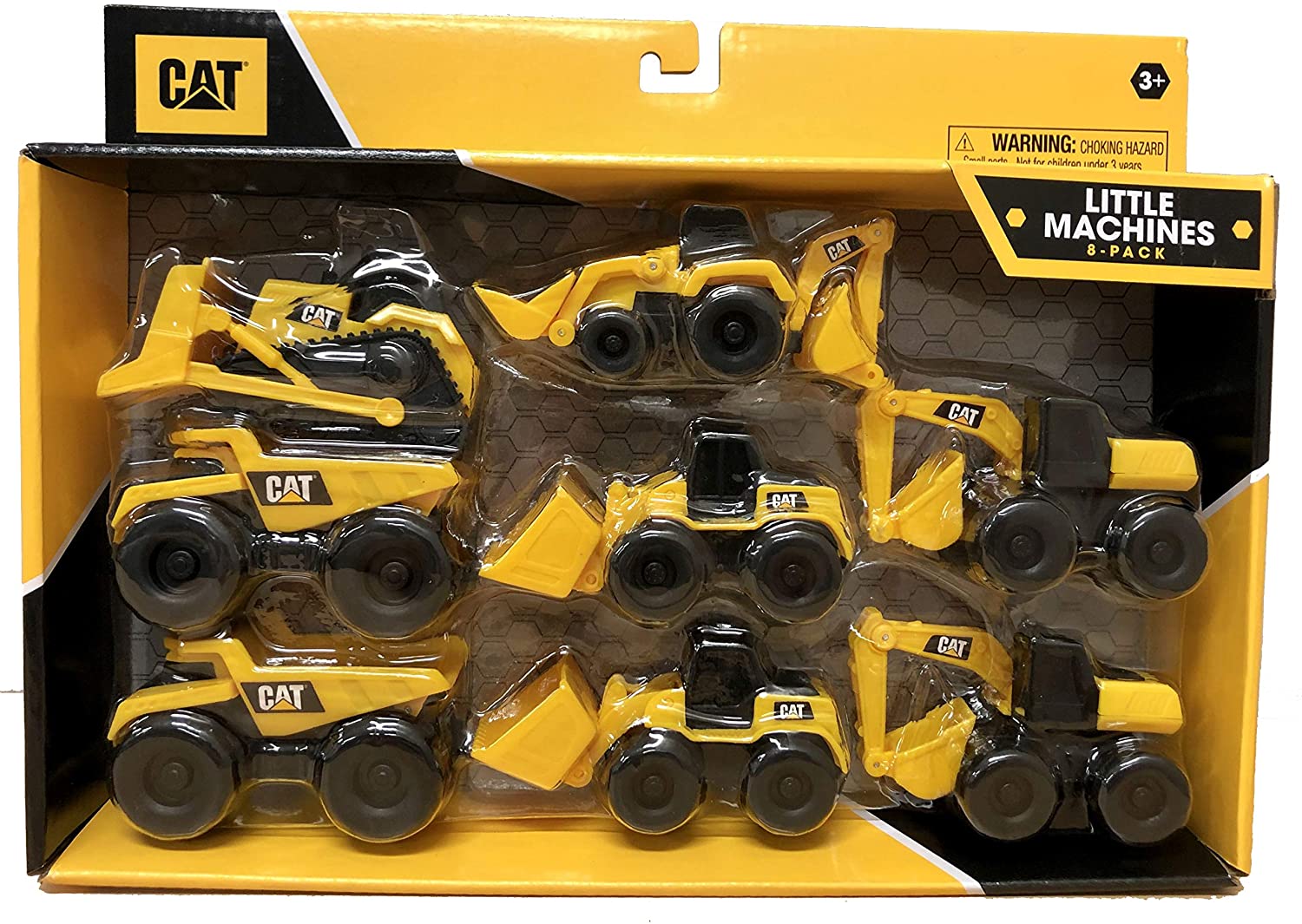 CAT Little Machines Megapack 3inch 8 - pack 82338 - Colorland Toys