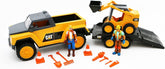 CAT Workforce Skidsteer & Pickup Crew 15-Piece Roleplay Set, 3+ - Colorland Toys