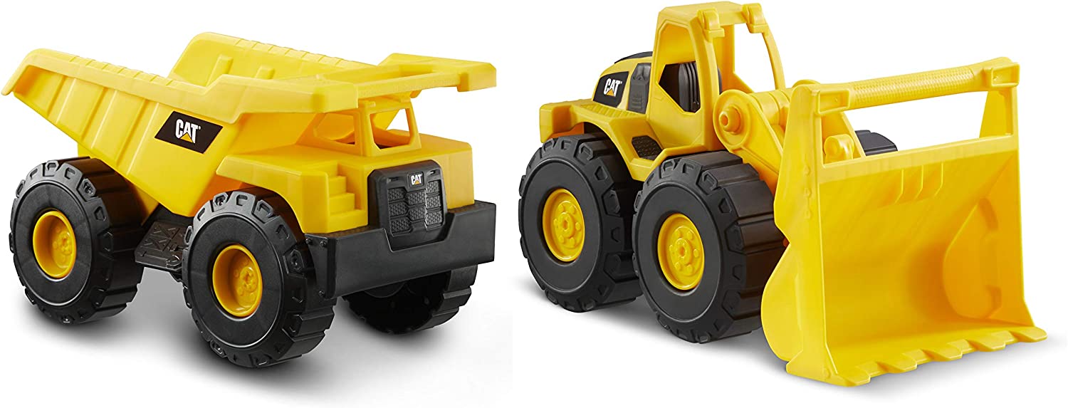CAT Construction Fleet Dump Truck-Wheel Loader 10in 82046 - Colorland Toys