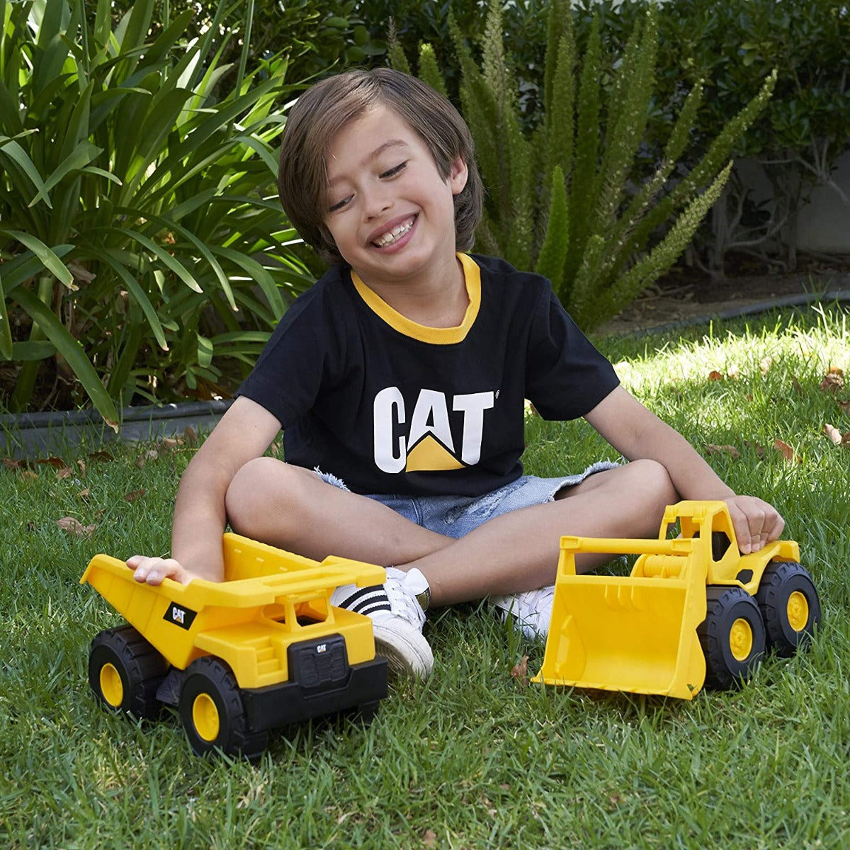 CAT Construction Fleet Dump Truck-Wheel Loader 10in 82046 - Colorland Toys