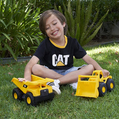 CAT Construction Fleet Dump Truck-Wheel Loader 10in 82046 - Colorland Toys