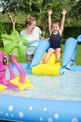 Bestway Fantastic Aquarium Play Pool 2.39m x 2.06m x 86cm 53052 - Colorland Toys