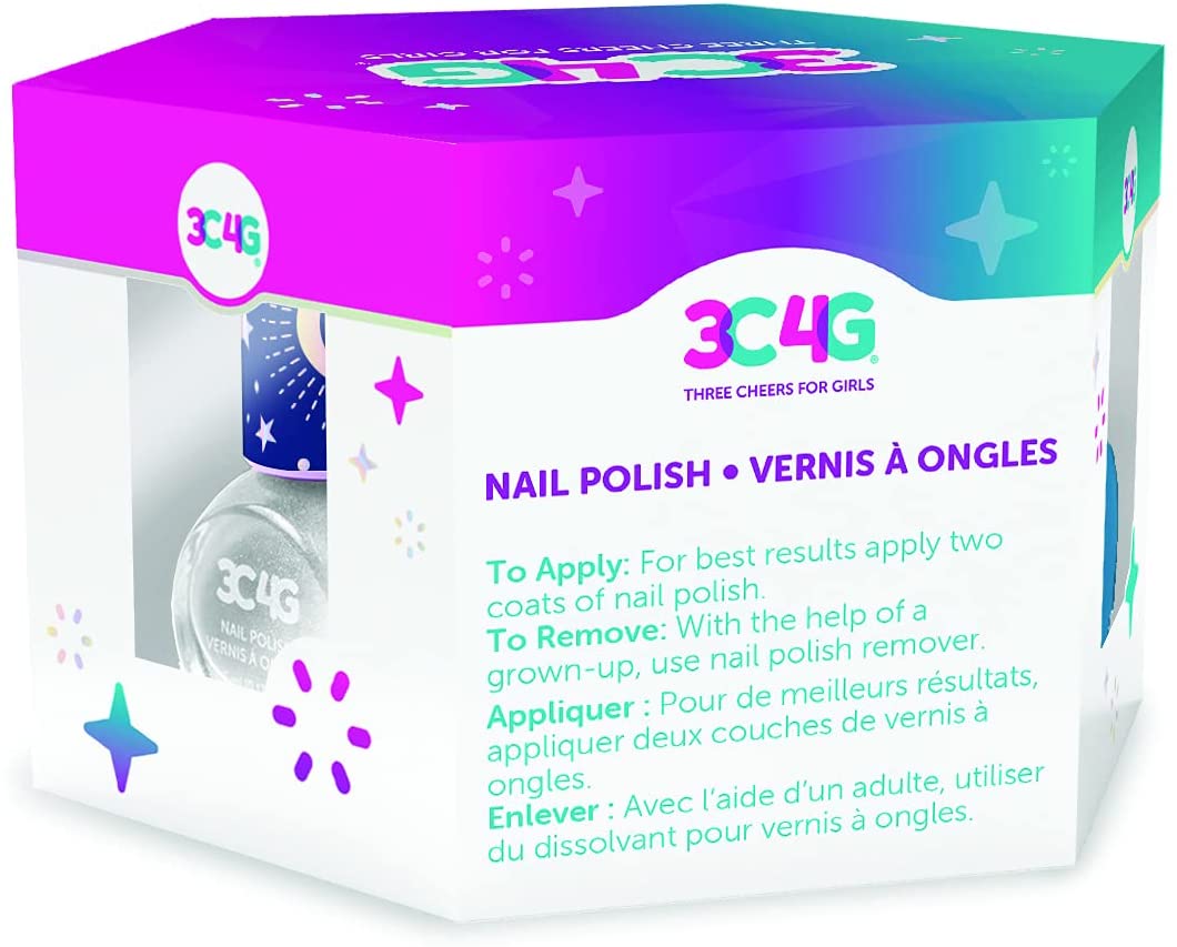 Celestial 5pk Nail Polish Hexagon - makeup 10039 - Colorland Toys
