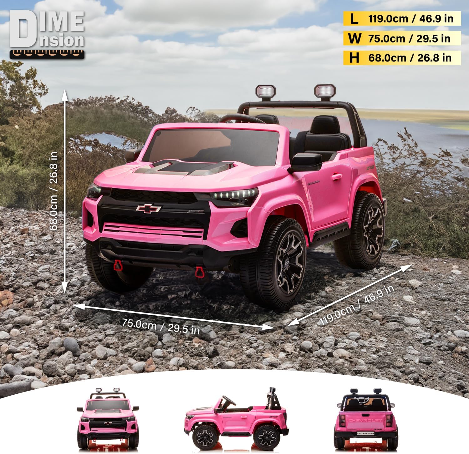 Chevrolet Colorado Ride On Car BBH - 036 - Colorland Toys