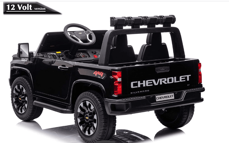 Chevrolet Silverado Two Seater Truck Black 12V2M 805EL - Colorland Toys