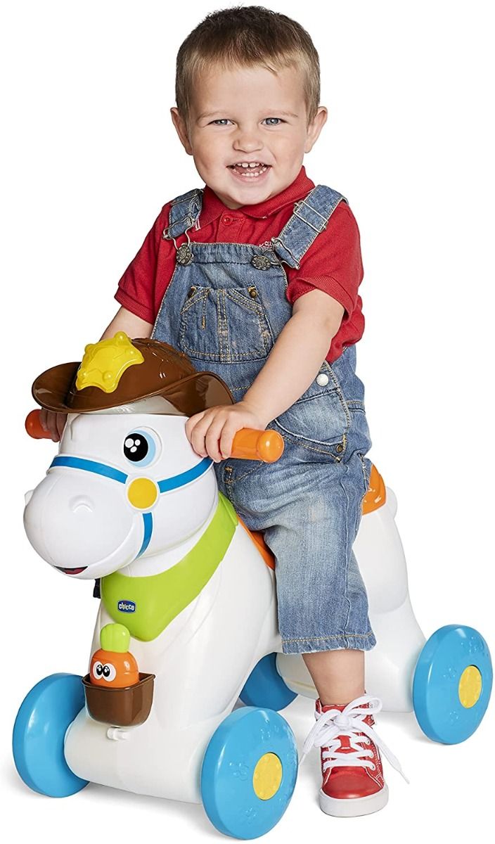 Chicco 3 - in - 1 Baby Rodeo Ride - On Baby Car CH07907 - Colorland Toys