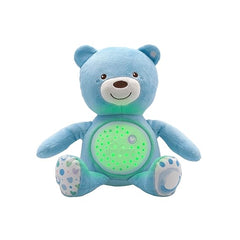 Chicco Baby Bear Night Light (Blue) With Lights & Music CH080152 - Colorland Toys
