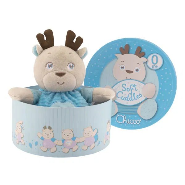 Chicco Plush Reindeer Blue w/ Gift Box CH07495 - 20 - Colorland Toys