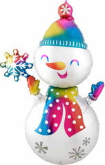 Christmas Snowman Satin Infused Multi Balloon P70 4203701 - Colorland Toys