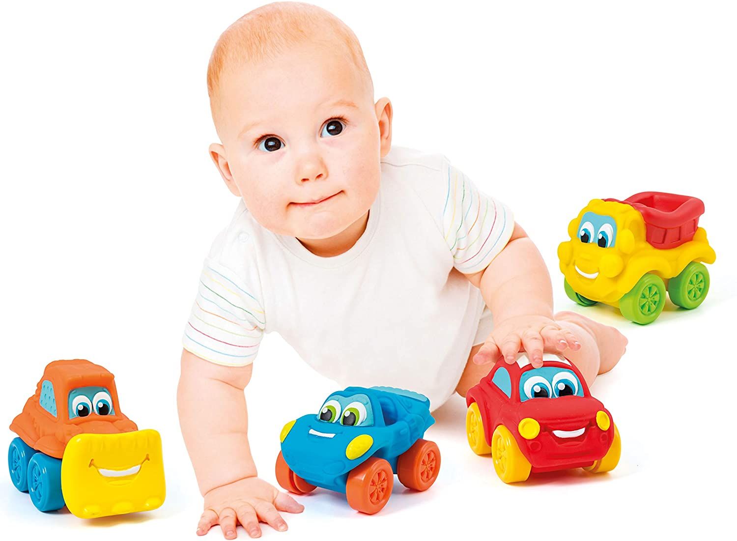 Clementoni Baby Cars Soft & Go Assorted 14099 - Colorland Toys