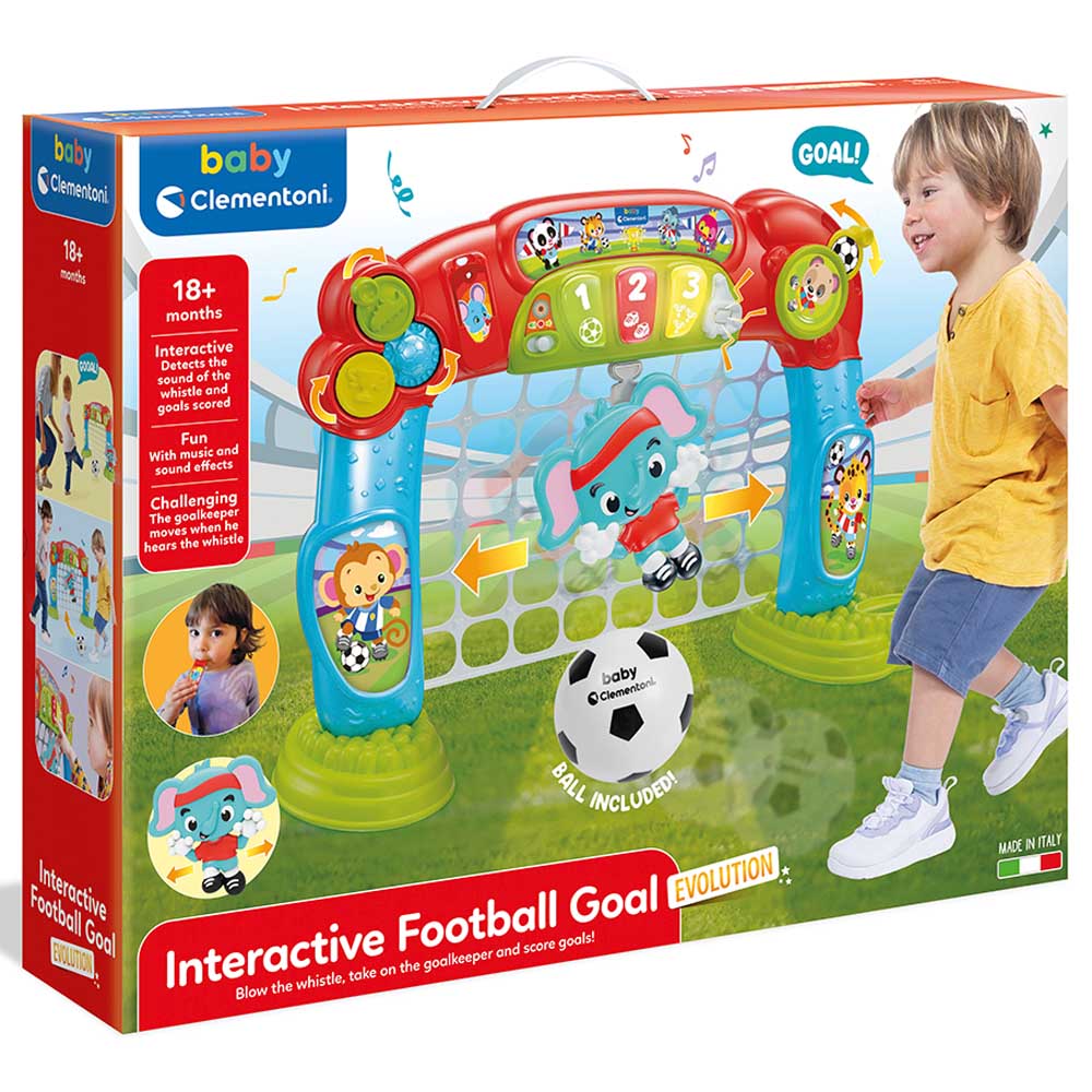 Clementoni Baby - Football Goal with Light and Sound 17659 - Colorland Toys