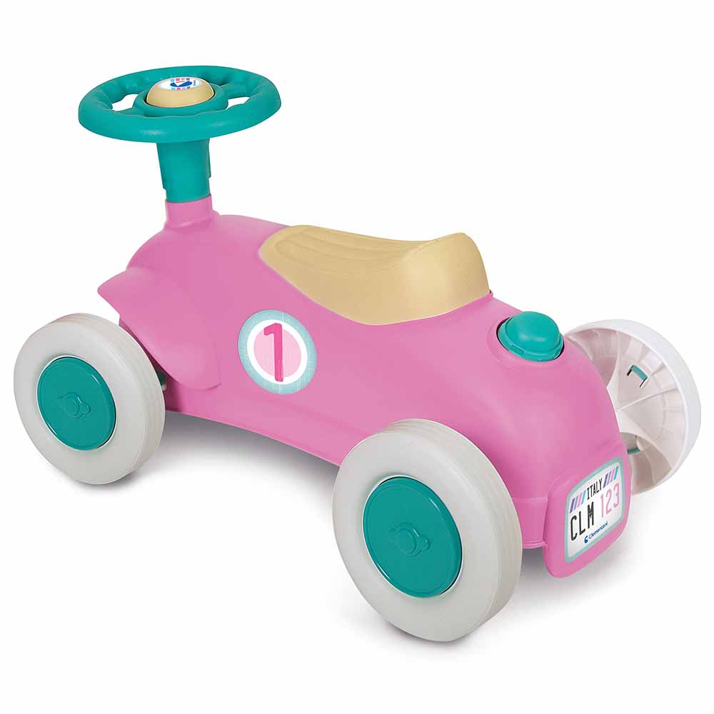 Clementoni Baby My first Ride On Car Pink 17455 - Colorland Toys
