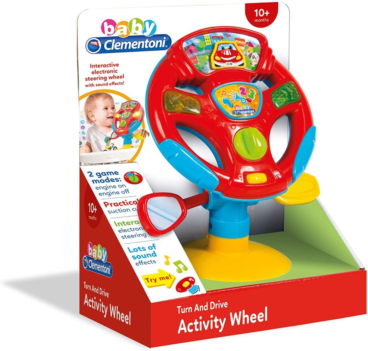 Clementoni Baby Steering Wheel 17241 - Colorland Toys