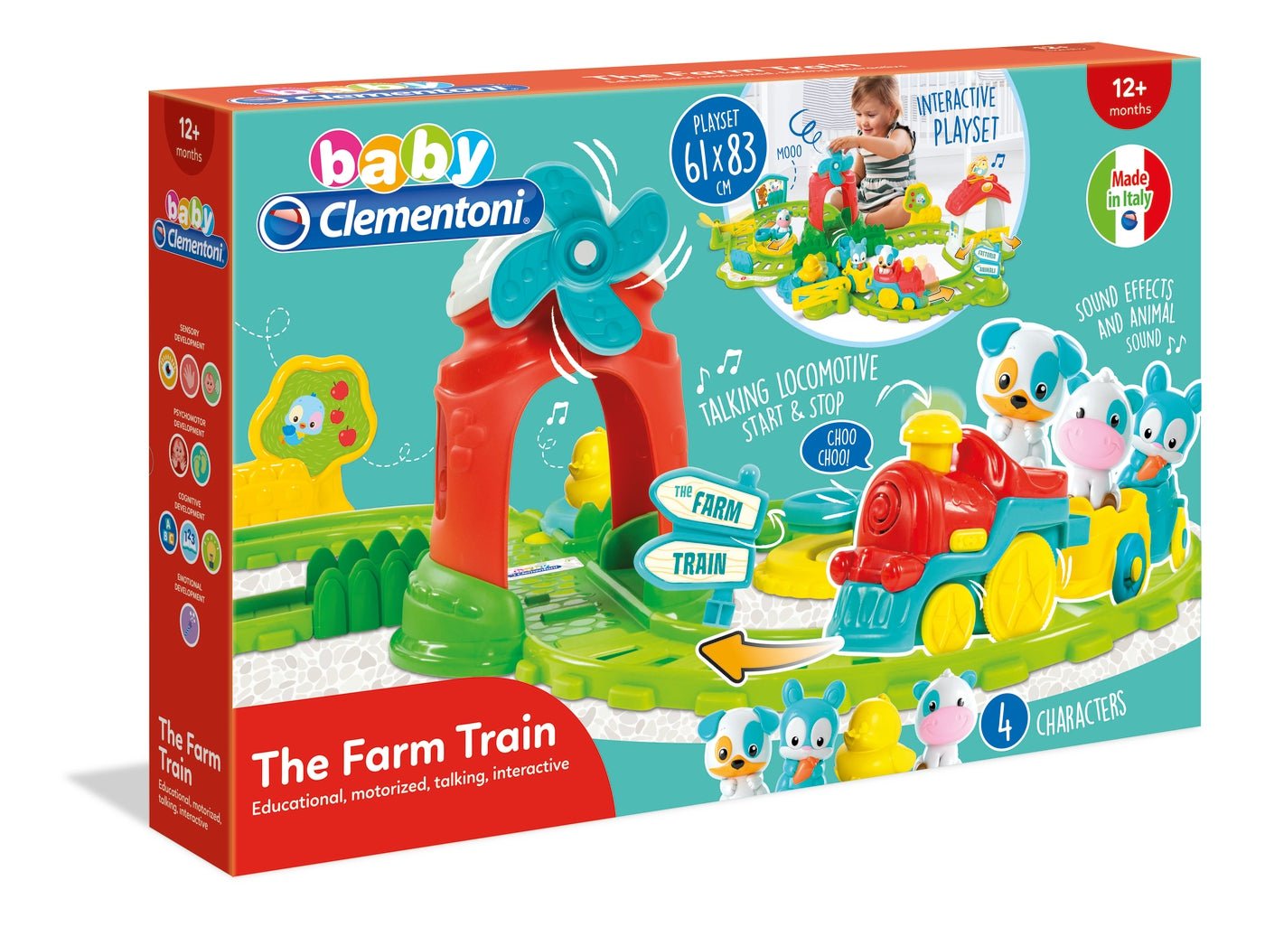 Clementoni Baby The Farm Train 17385 - Colorland Toys
