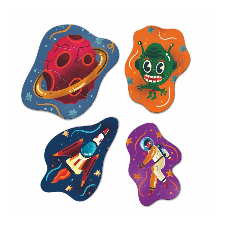 Clementoni Play for Future Over the Moon My First Puzzles 20822 - Colorland Toys