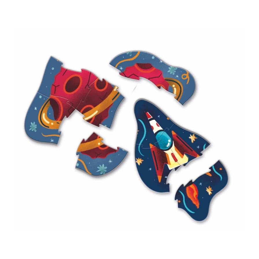 Clementoni Play for Future Over the Moon My First Puzzles 20822 - Colorland Toys