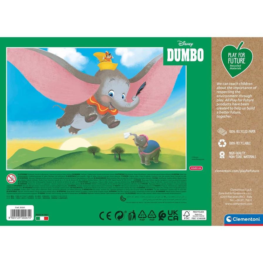 Clementoni Puzzle Maxi PFF Dumbo 24pcs 20261 - Colorland Toys