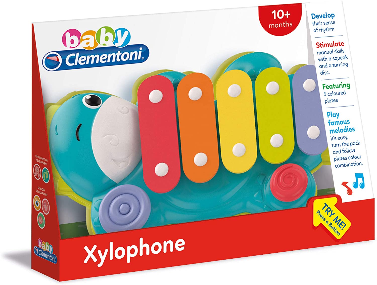 Clementoni Xylophone Dino 17263 - Colorland Toys