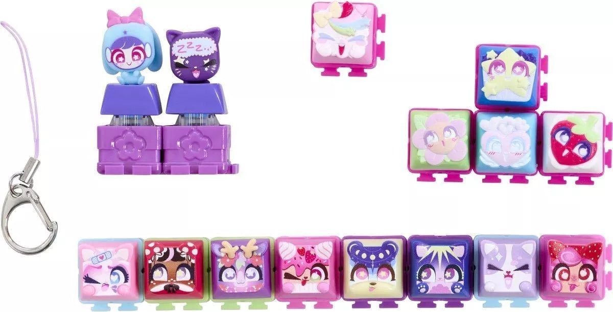 Clickeez - Keyboard Mega Pack Collector Case & 15 Clickable Keycaps 934111 - Colorland Toys