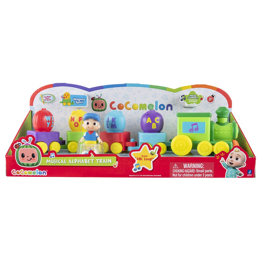 Cocomelon Deluxe Vehicle Musical Alphabet Train CMW0179 - Colorland Toys