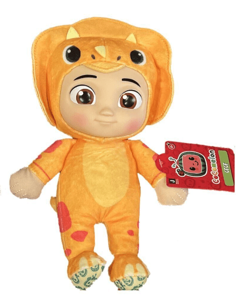 Cocomelon JJ and Friends Dino Costume Doll 8inch - Cece CMW0331/CMW0017 - Colorland Toys