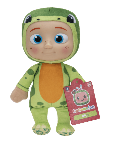 Cocomelon JJ and Friends Dino Costume Doll 8inch - Nico CMW0328/CMW0017 - Colorland Toys