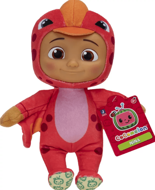 Cocomelon JJ and Friends Dino Costume Doll 8inch - Nina CMW0332/CMW0017 - Colorland Toys