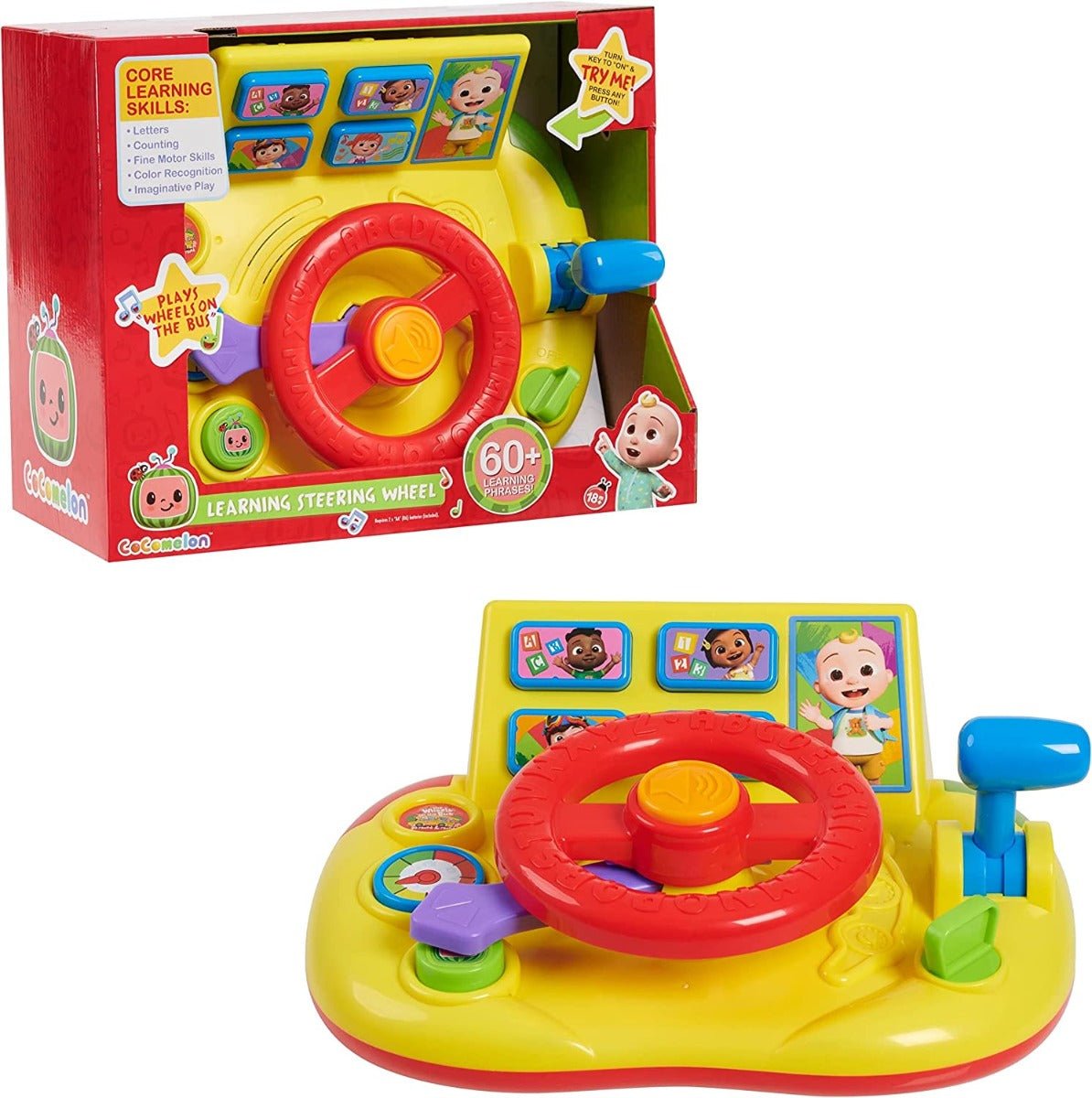 Cocomelon Learning Steering Wheel 96133 - Colorland Toys