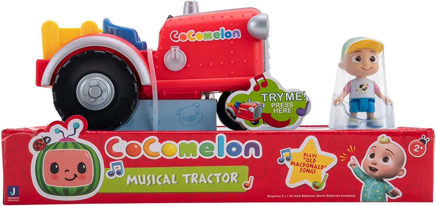 Cocomelon Musical Tractor JJ Figure CMW0038 - Colorland Toys