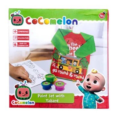 Cocomelon Paint Set with Tabard TP100730 - Colorland Toys