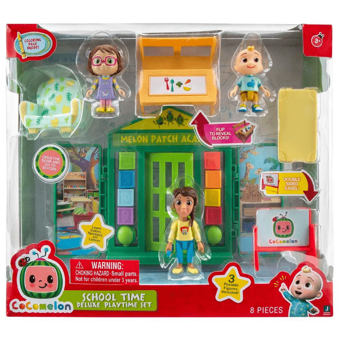 Cocomelon School Time Deluxe Playtime Set CMW0067 - Colorland Toys