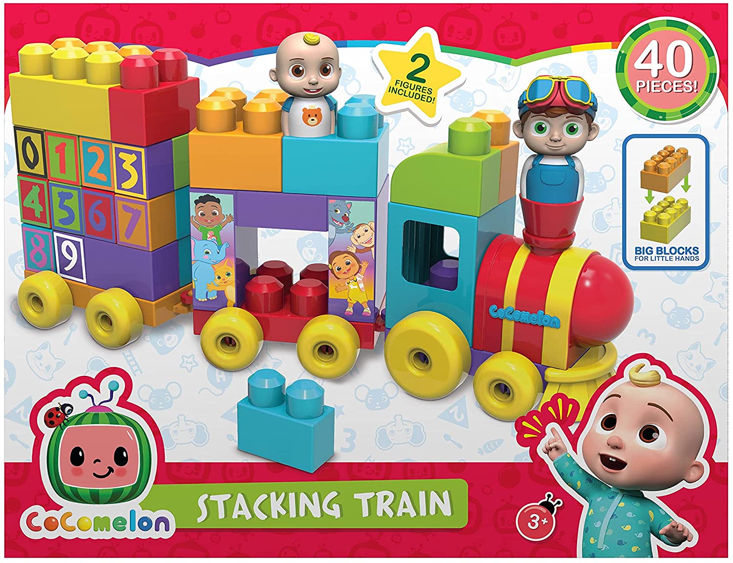Cocomelon Stacking Train 40pcs - Colorland Toys