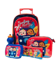 Cocomelon Trolley Bag 16 inch - 5 in 1 Value Pack FKVP - 02207 - Colorland Toys