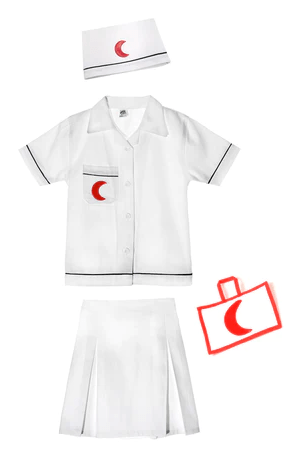 Costume Doctor Girl 466 12 - 13 - Colorland Toys