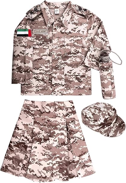 Costume Military Girl 461 10 - 11 - Colorland Toys