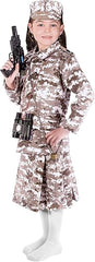 Costume Military Girl 461 10 - 11 - Colorland Toys