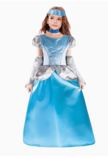 Costume Princess Blue 543 4 - 5 - Colorland Toys