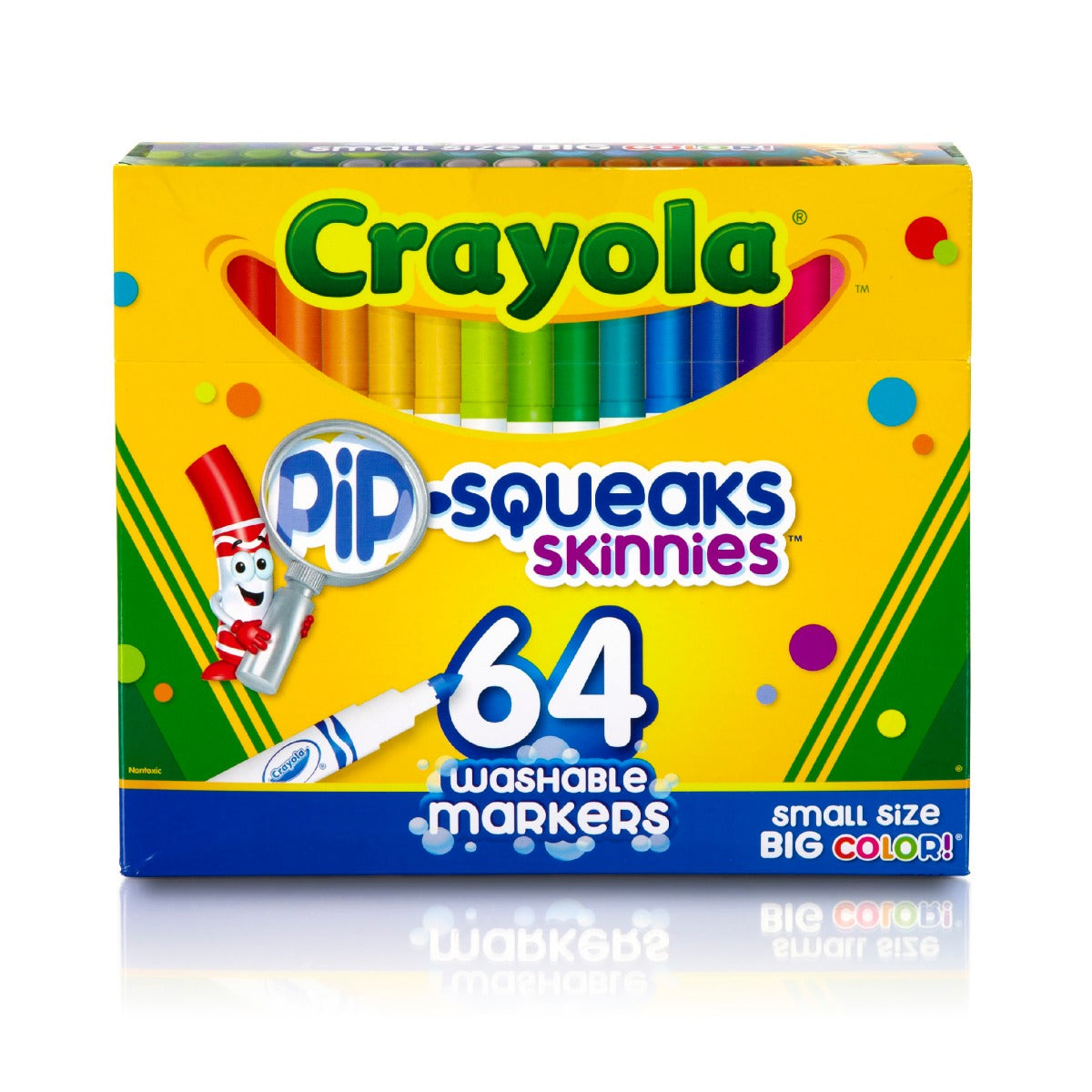 Crayola Pip-Squeaks Skinnies Washable Markers 64pcs 58-8764 - Colorland Toys