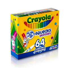 Crayola Pip-Squeaks Skinnies Washable Markers 64pcs 58-8764 - Colorland Toys