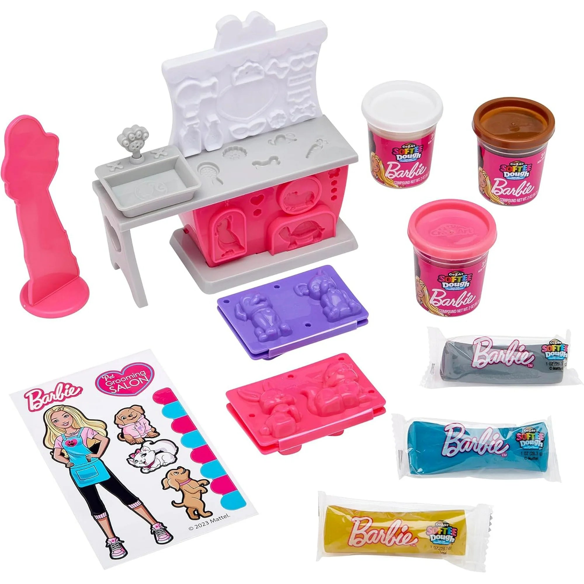 Cra - Z - Art Barbie Softee Dough Pet Shop - Colorland Toys